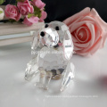 Wholesale cute crystal dog figurine for gift and decoration